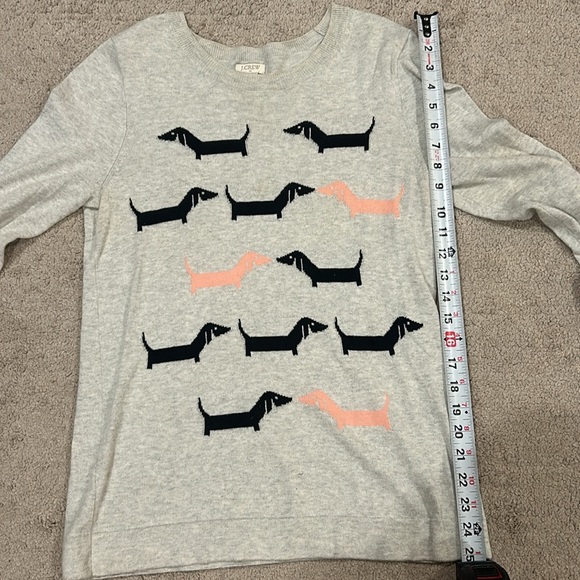 J Crew sweater with dachshund print - Picture 5 of 5